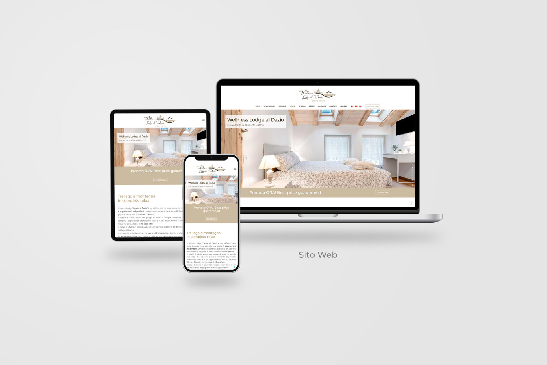 Wellness Lodge Casale al Dazio – Sito Web